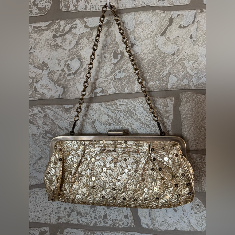 Kenneth Cole “Unlisted” Gold Clutch